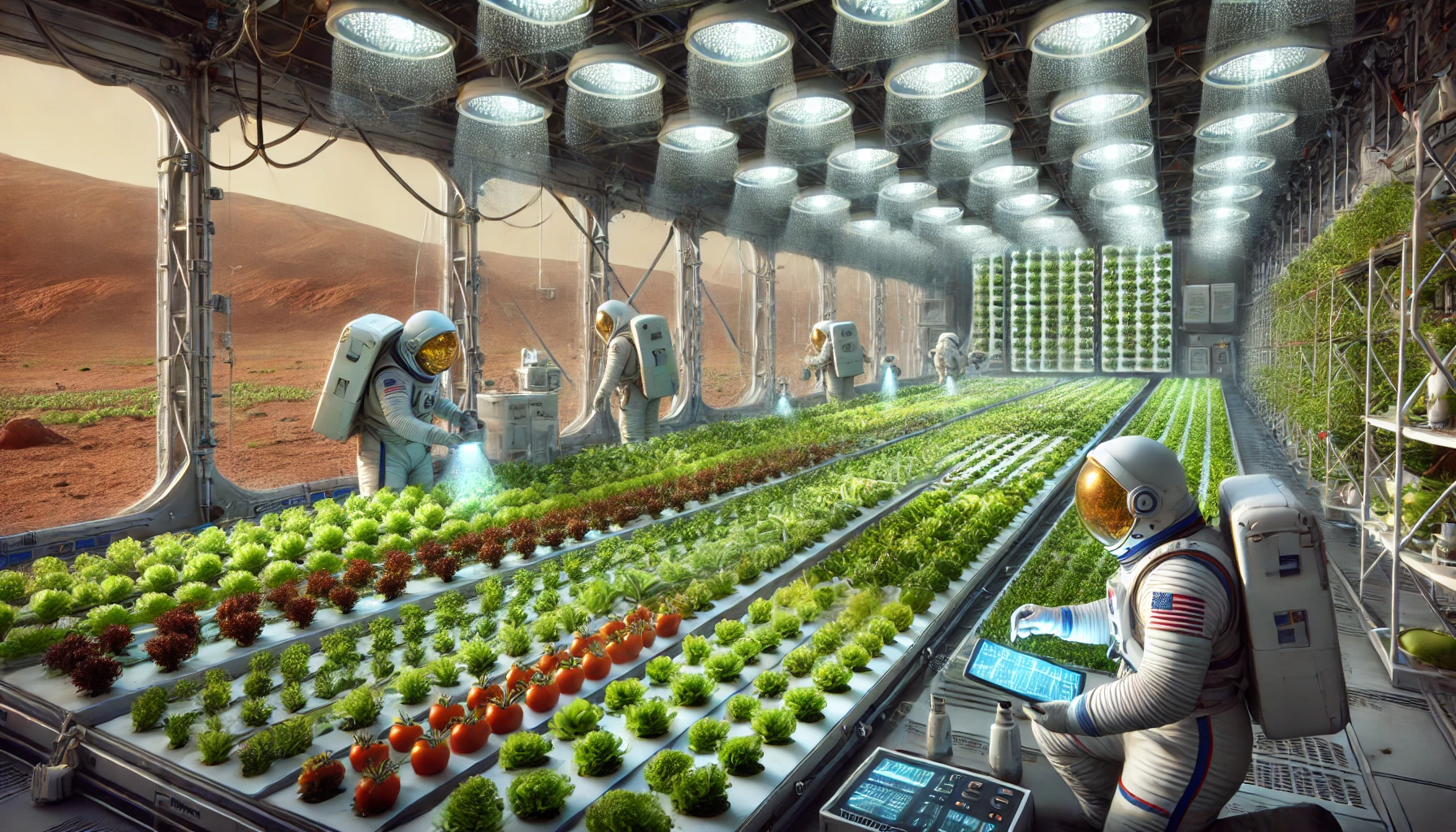 رواد الفضاء يزرعون الخضروات على كوكب المريخ لأول مرة: إنجاز تاريخي في استكشاف الفضاء